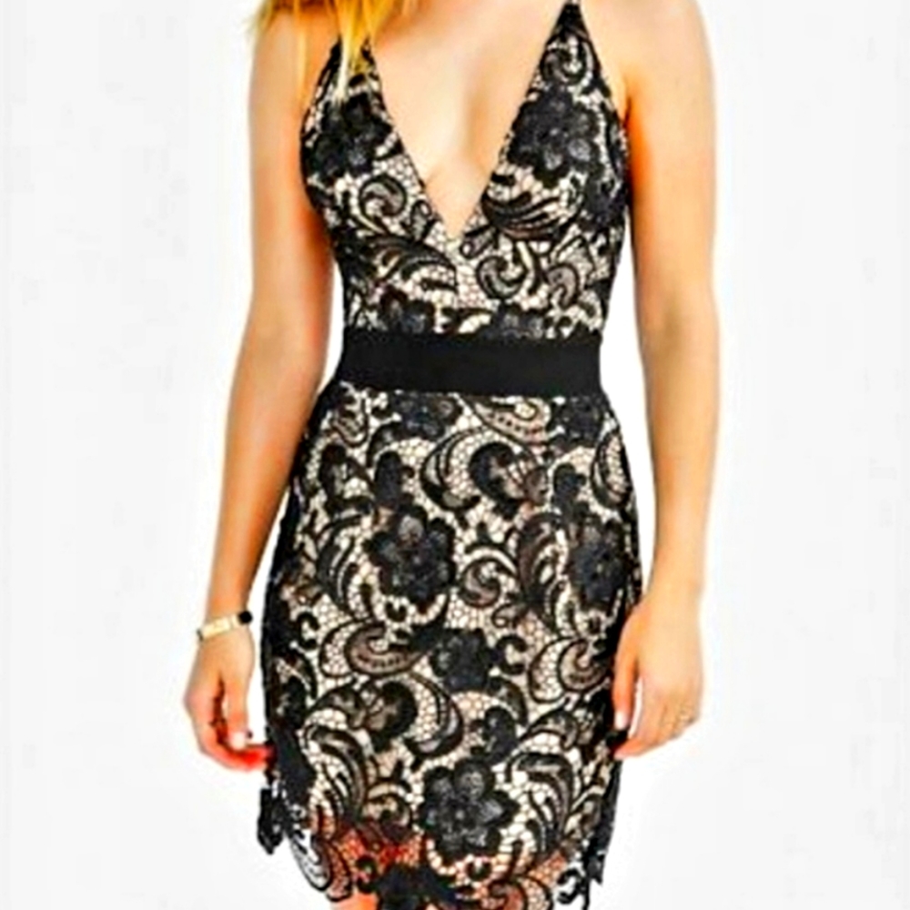 STUNNING Dress The Population lace dress. SMALL. Retail $249.
